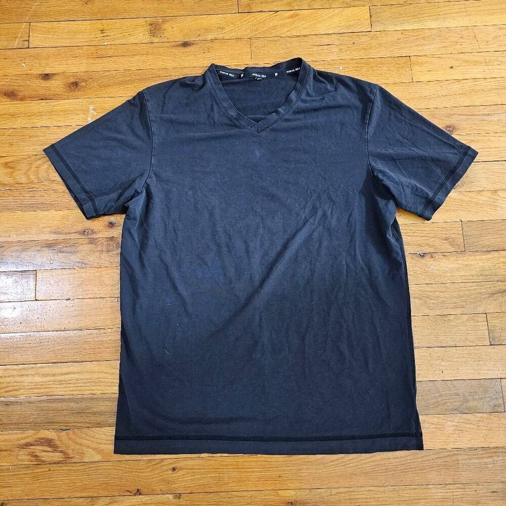 Public Rec Men's V Neck Pima Cotton T Shirt Large